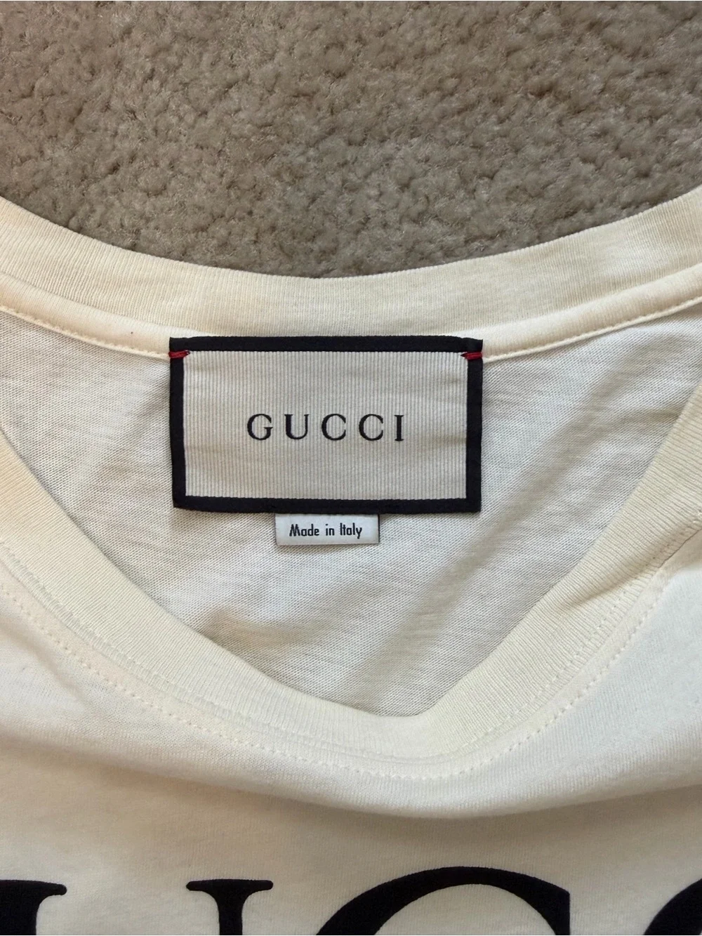 Gucci Oversize T-Shirt With Interlocking G